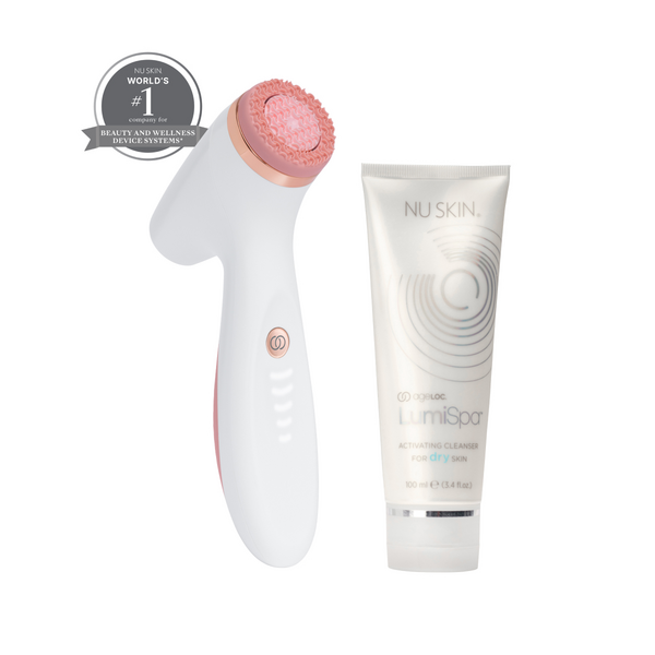 ageLOC LumiSpa iO Rosa Gold Cleansing Kit – trockene Haut